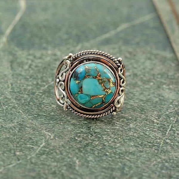 Bague Bohème Turquoise