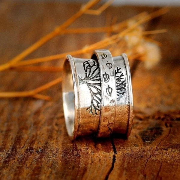 Anneau de méditation Spirale de l'Arbre de Vie