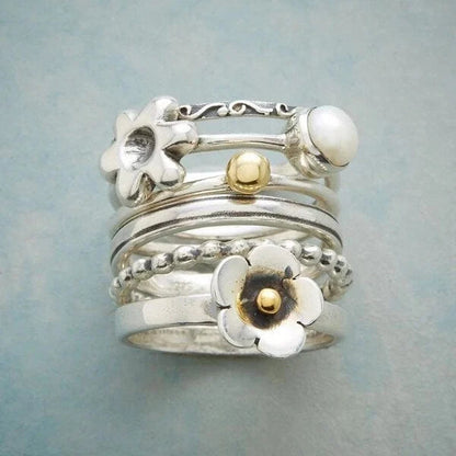 Collier de perles Blume et bague