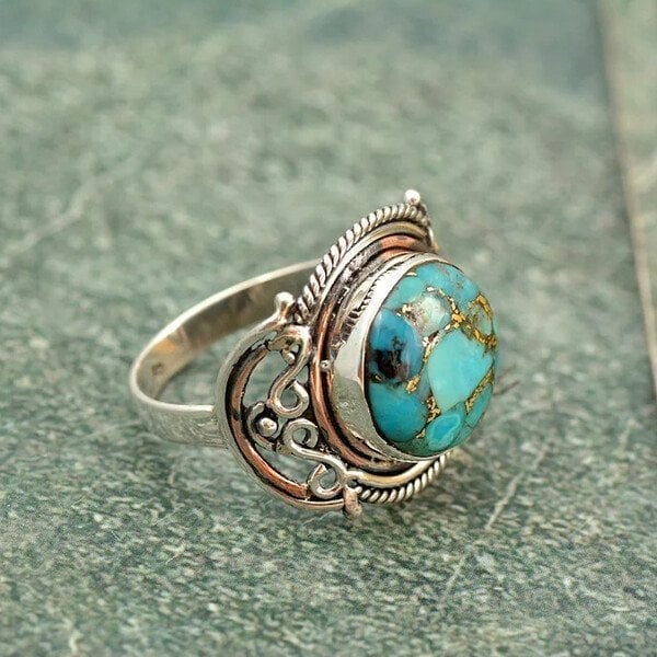 Bague Bohème Turquoise