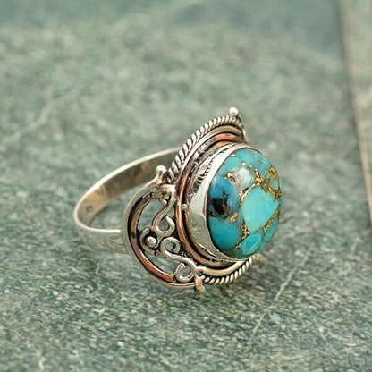 Bague Bohème Turquoise