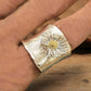 Bague large Tulipe des champs en fleurs