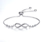 Bracelet Argent Adjustable Infini - Élégance et Style à Votre Poignet