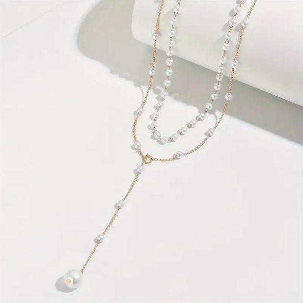 Collier vintage élégant en perles d’eau douce