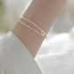 Bracelet en Argent à Cœur Réglable pour un Élégant Style Personnalisé