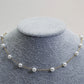 Collier Élégant en Petites Perles d'Or