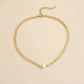 Élégant Collier en Or avec Perles Romaines