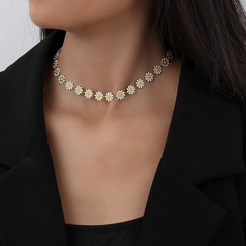 Collier Marguerite en or