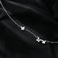 Élégant Bracelet Papillon en Argent Fin