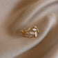 Bague en feuille d'or