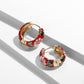 Boucles d'oreilles florales luxueuses