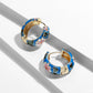 Boucles d'oreilles florales luxueuses