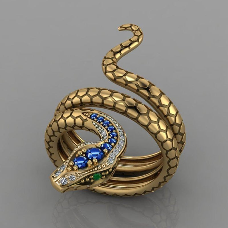Bague en or Python