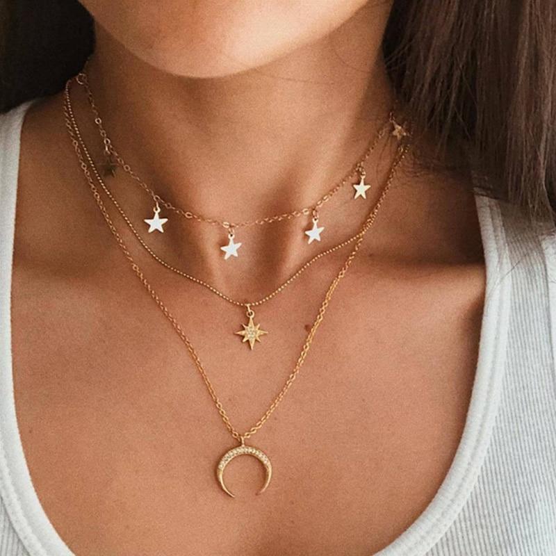 Collier de lune en argent
