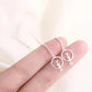 Boucles d'oreilles avec chaton suspendu