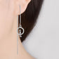 Boucles d'oreilles avec chaton suspendu