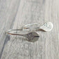 Boucles d'oreilles feuille de pissenlit en argent 925