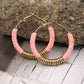 Boucles d'oreilles Boho Éclatantes aux Pierres Colorées