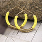 Boucles d'oreilles Boho Éclatantes aux Pierres Colorées
