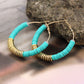 Boucles d'oreilles Boho Éclatantes aux Pierres Colorées
