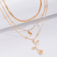 Collier avec pendentif Rose d'Or