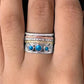 Bague Boho Éblouissante en Argent avec Opale Océanique