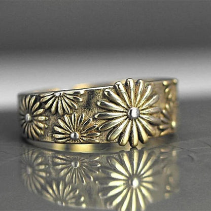 Bague Marguerite en or