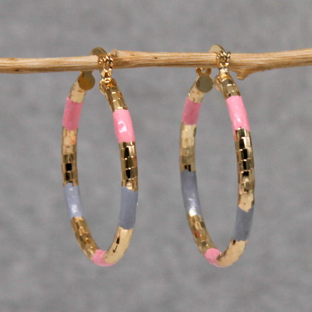 Boucles d'oreilles vintage Luxueuses en or