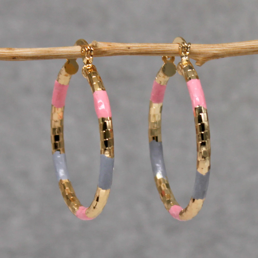 Boucles d'oreilles vintage Luxueuses en or