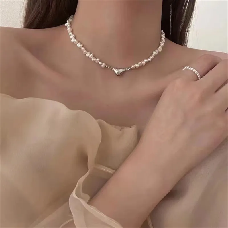 Collier cœur élégant en argent
