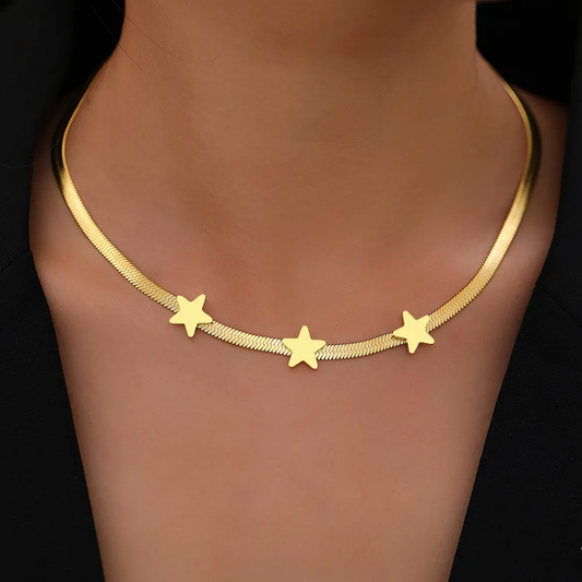 Collier étoile en or élégant